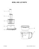 Bowl and lid parts