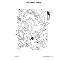 Whirlpool YWED92HEFU0 bulkhead parts diagram