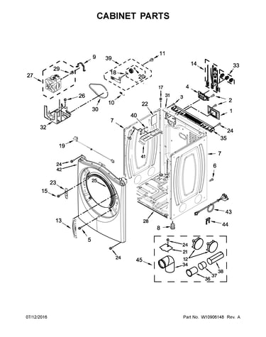 Cabinet parts