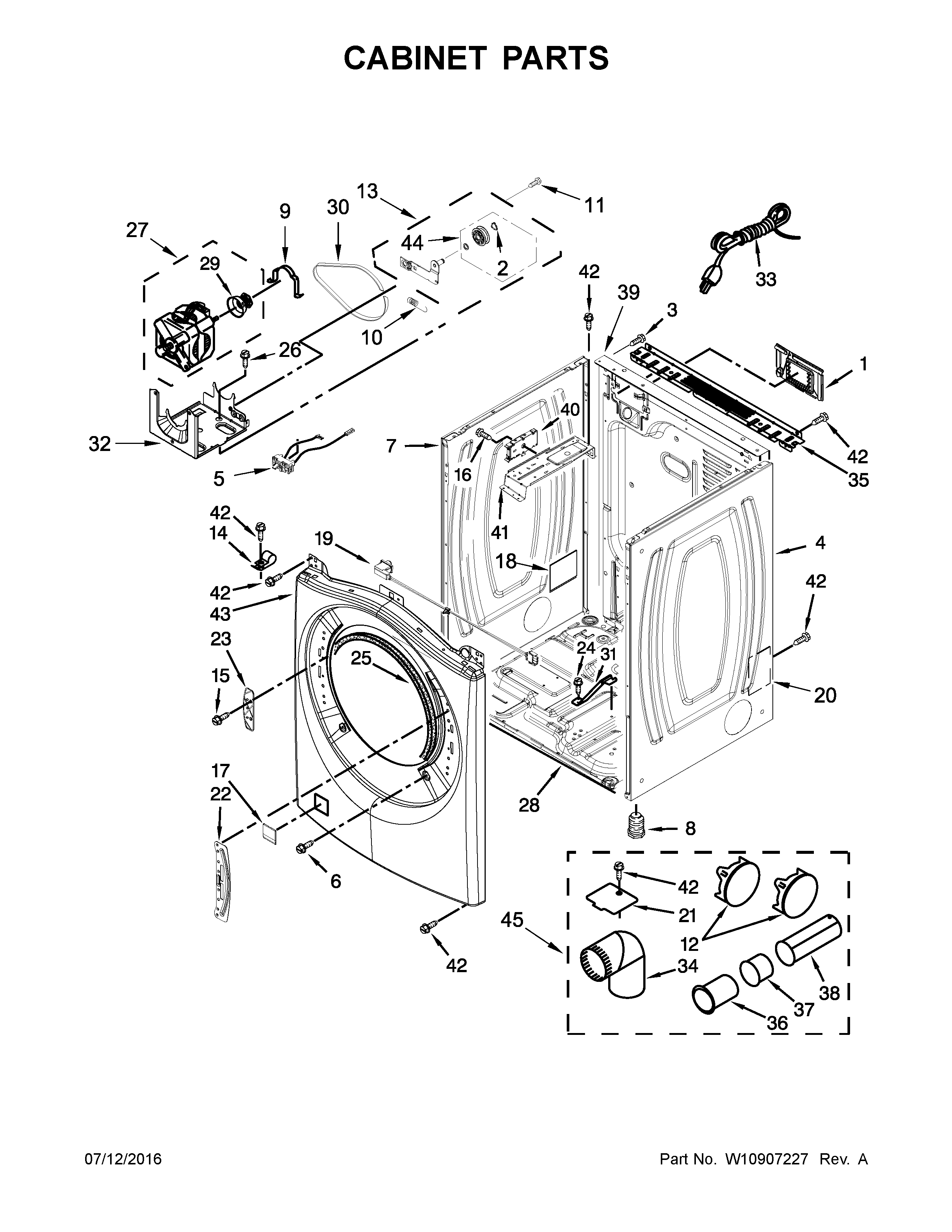 CABINET PARTS