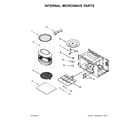 KitchenAid KOCE507EBS01 internal microwave parts diagram