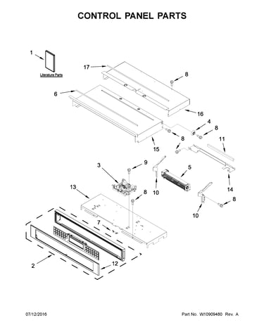 Control panel parts