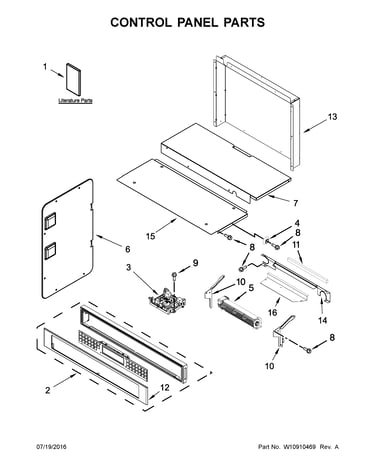 Control panel parts
