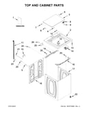Top and cabinet parts