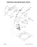 Controls and water inlet parts