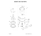 Admiral ATW4675EW0 basket and tub parts diagram