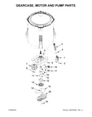 Gearcase, motor and pump parts