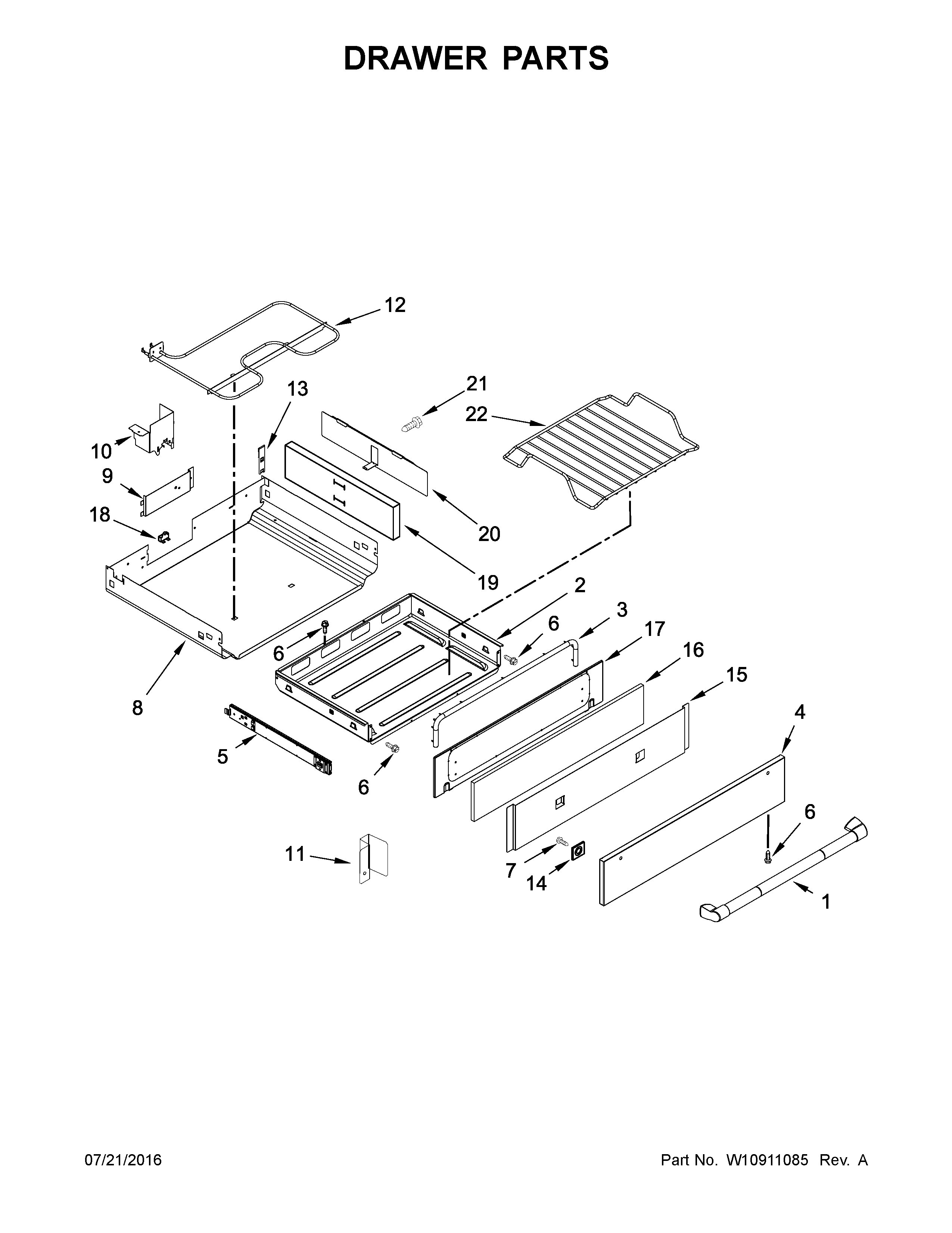 Drawer parts