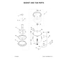 Inglis ITW4671EW0 basket and tub parts diagram
