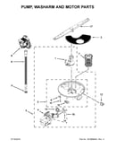 Pump, washarm and motor parts