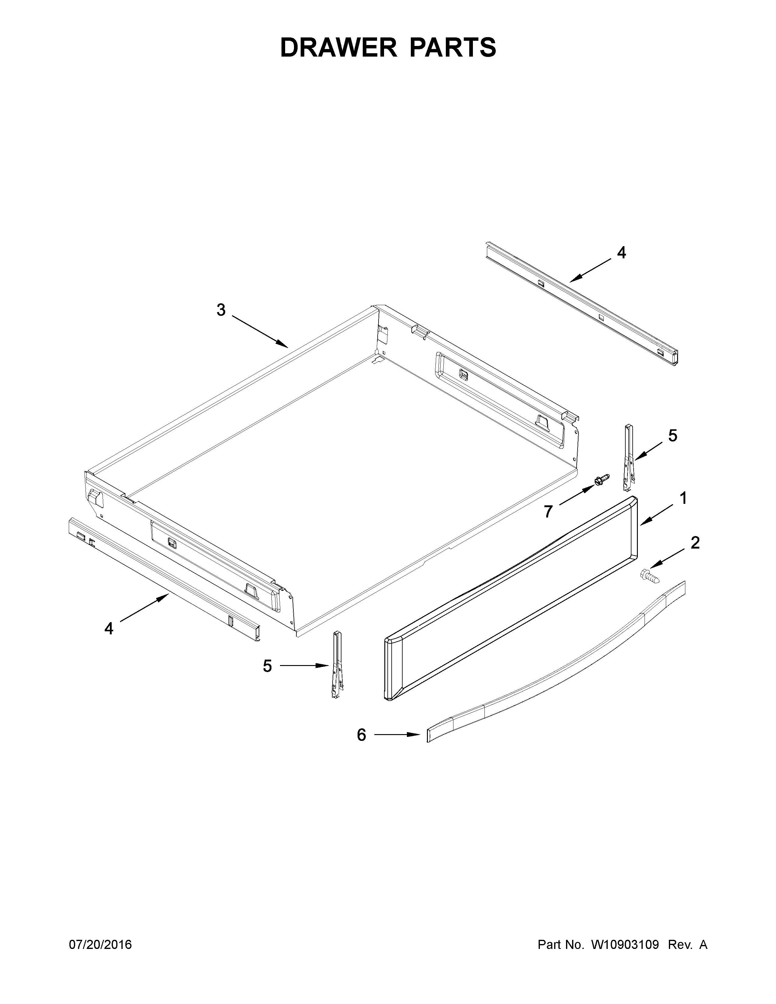DRAWER PARTS
