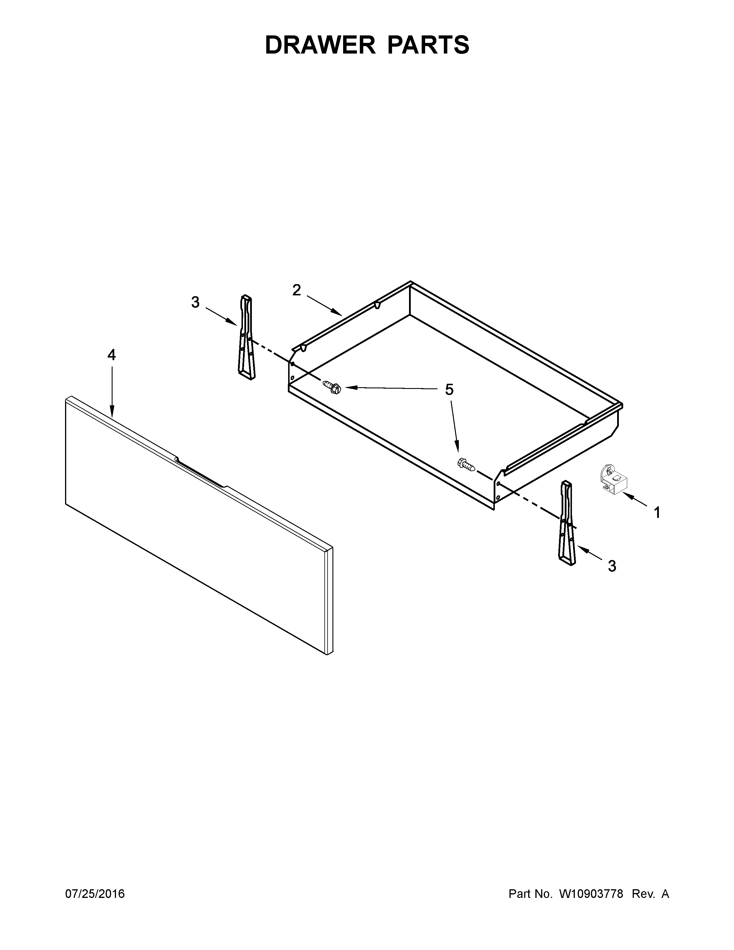 Drawer parts