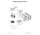 KitchenAid KOCE507EBS02 internal microwave parts diagram