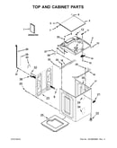 Top and cabinet parts