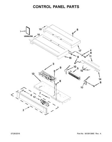 Control panel parts