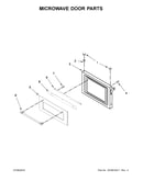 Microwave door parts