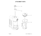 KitchenAid 5KSB5070ZCA0 attachment parts diagram