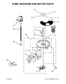 Pump, washarm and motor parts