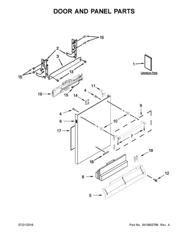 Door and panel parts