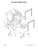 Tub and frame parts