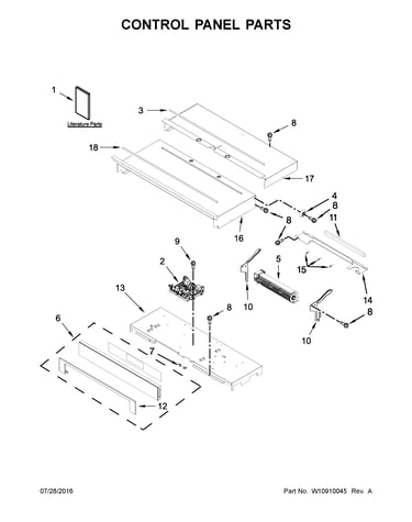 Control panel parts