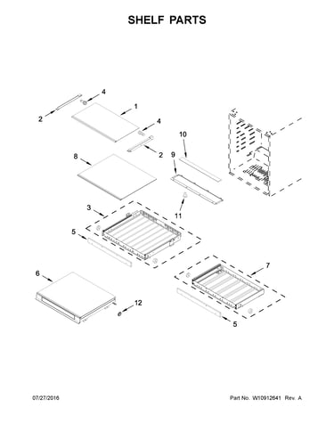 Shelf parts