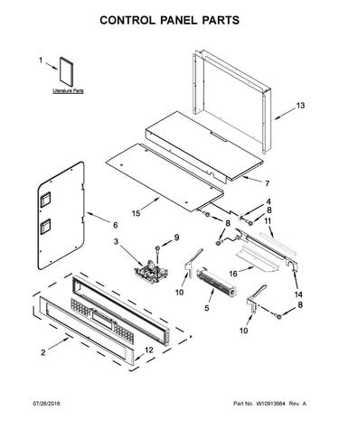Control panel parts