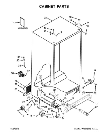 Cabinet parts