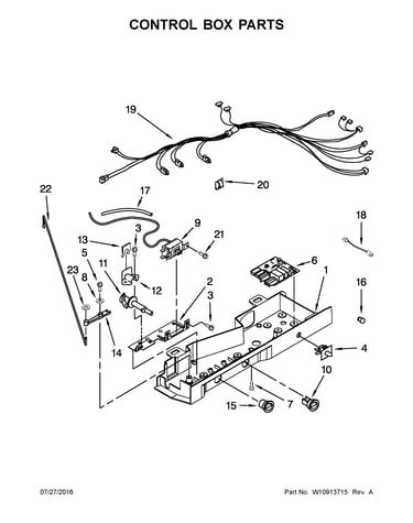 Control box parts