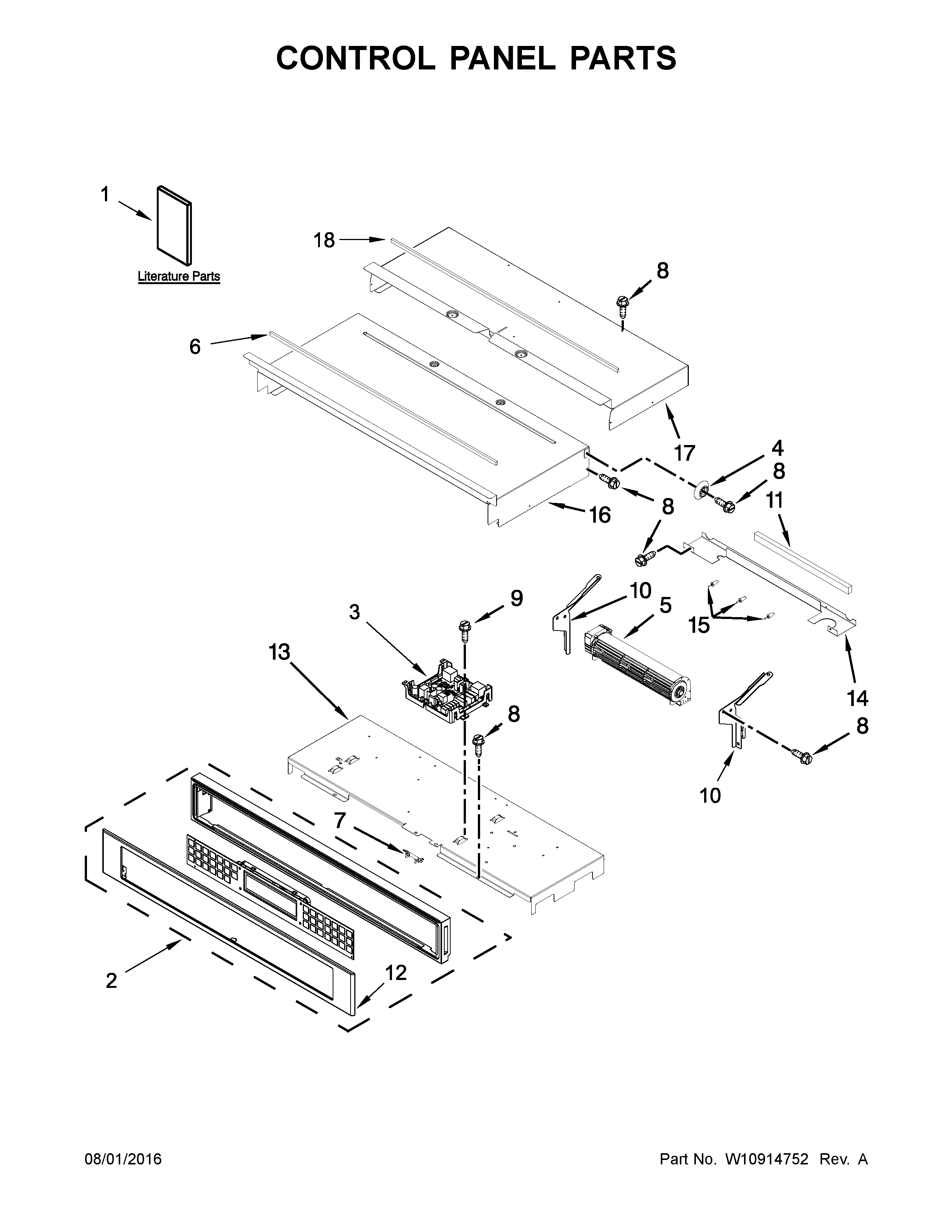 CONTROL PANEL PARTS