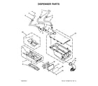 Maytag MHN33PRCWW0 dispenser parts diagram
