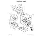 Maytag MHN33PDCGW0 dispenser parts diagram