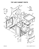 Top and cabinet parts