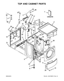 Top and cabinet parts