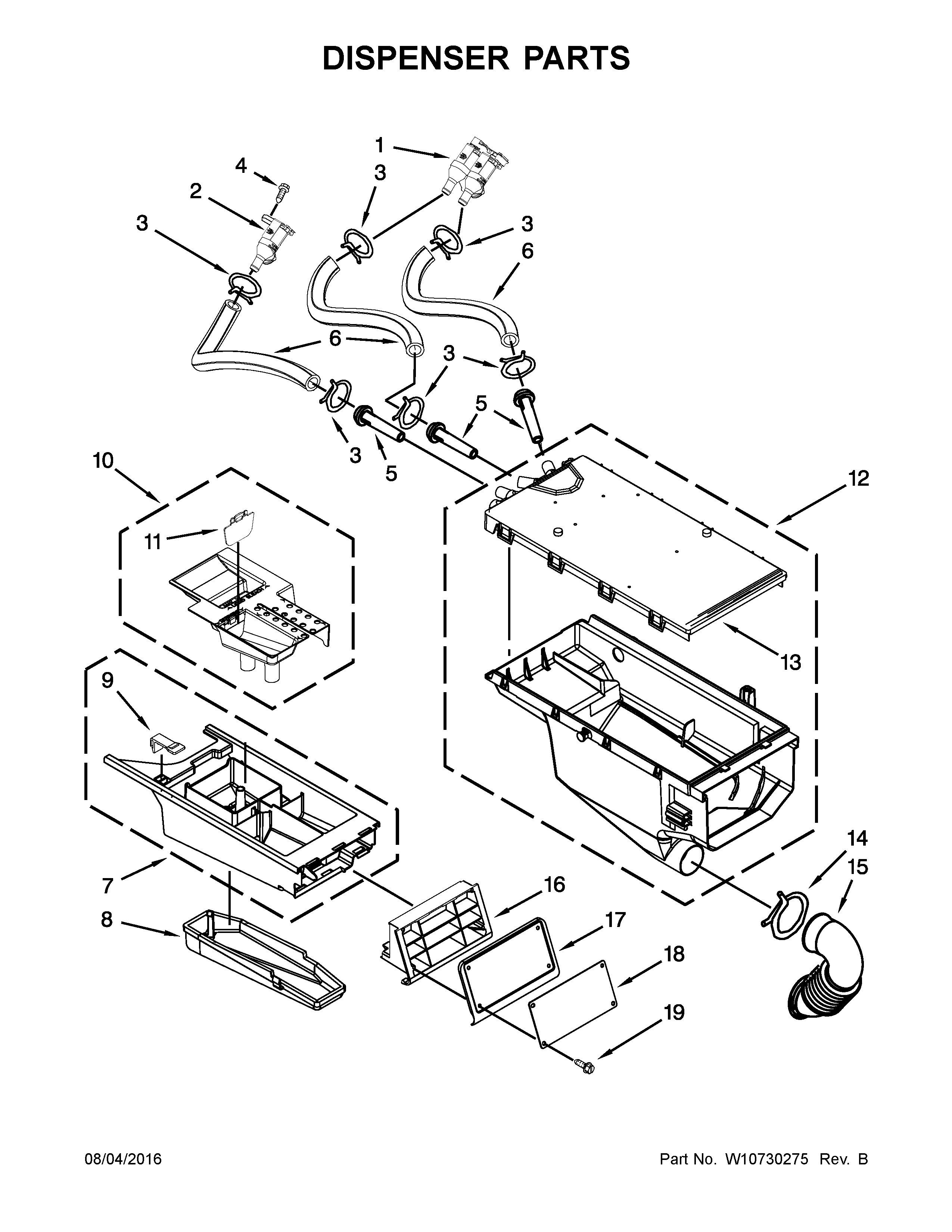 DISPENSER PARTS