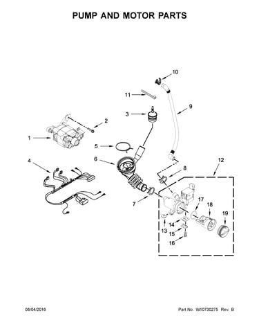 Pump and motor parts