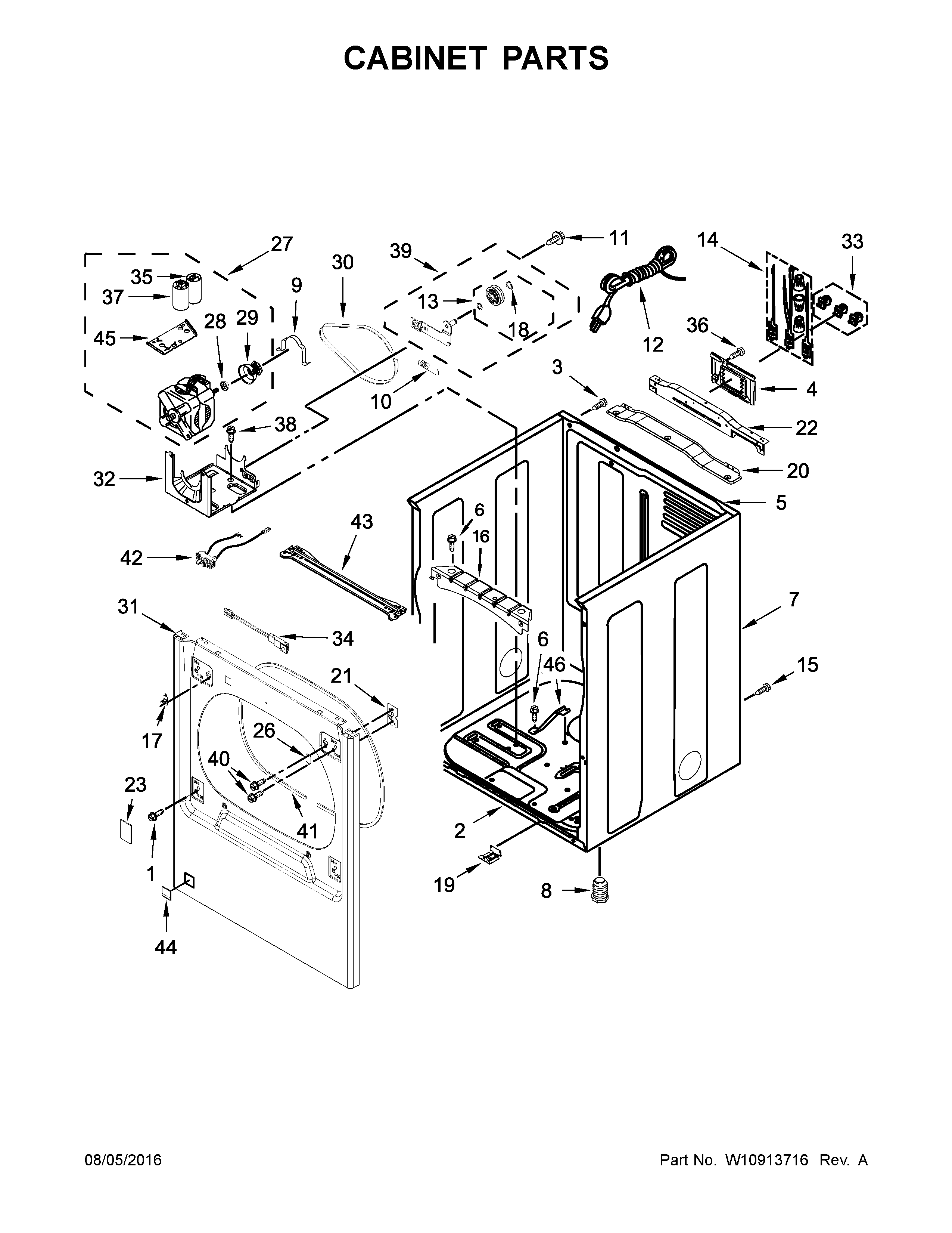 CABINET PARTS