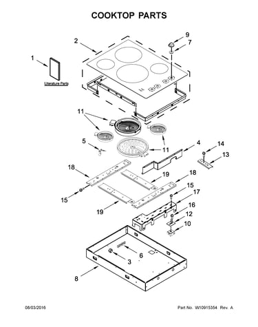 Cooktop parts