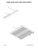 Third level rack and track parts