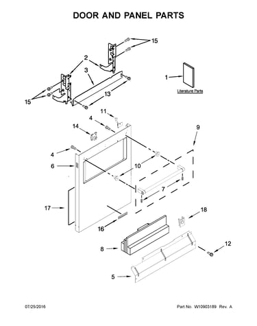 Door and panel parts