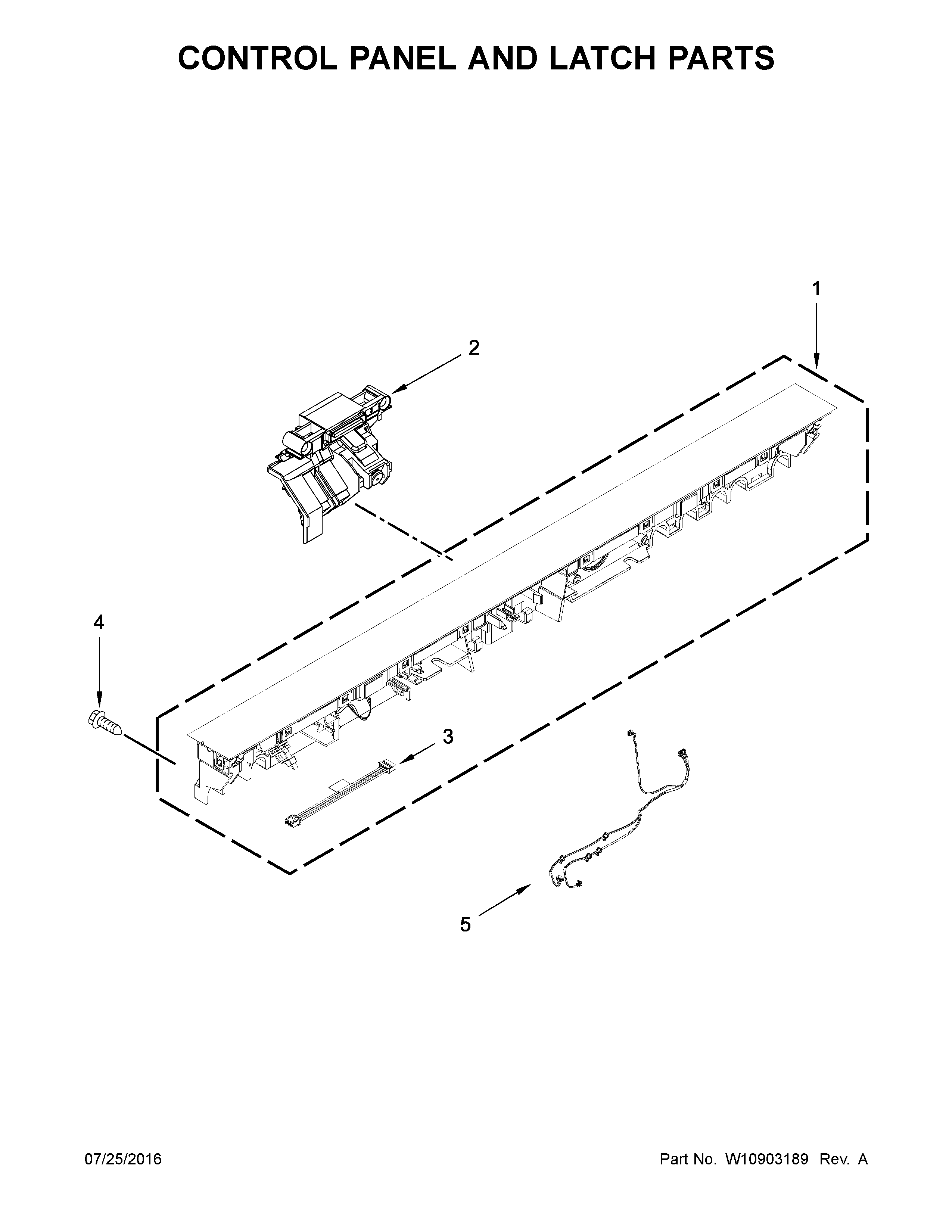Page - 9 Official KitchenAid KDTM384EBS1 dishwasher parts | Sears ...