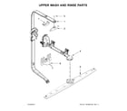 KitchenAid KDTM384ESS1 upper wash and rinse parts diagram