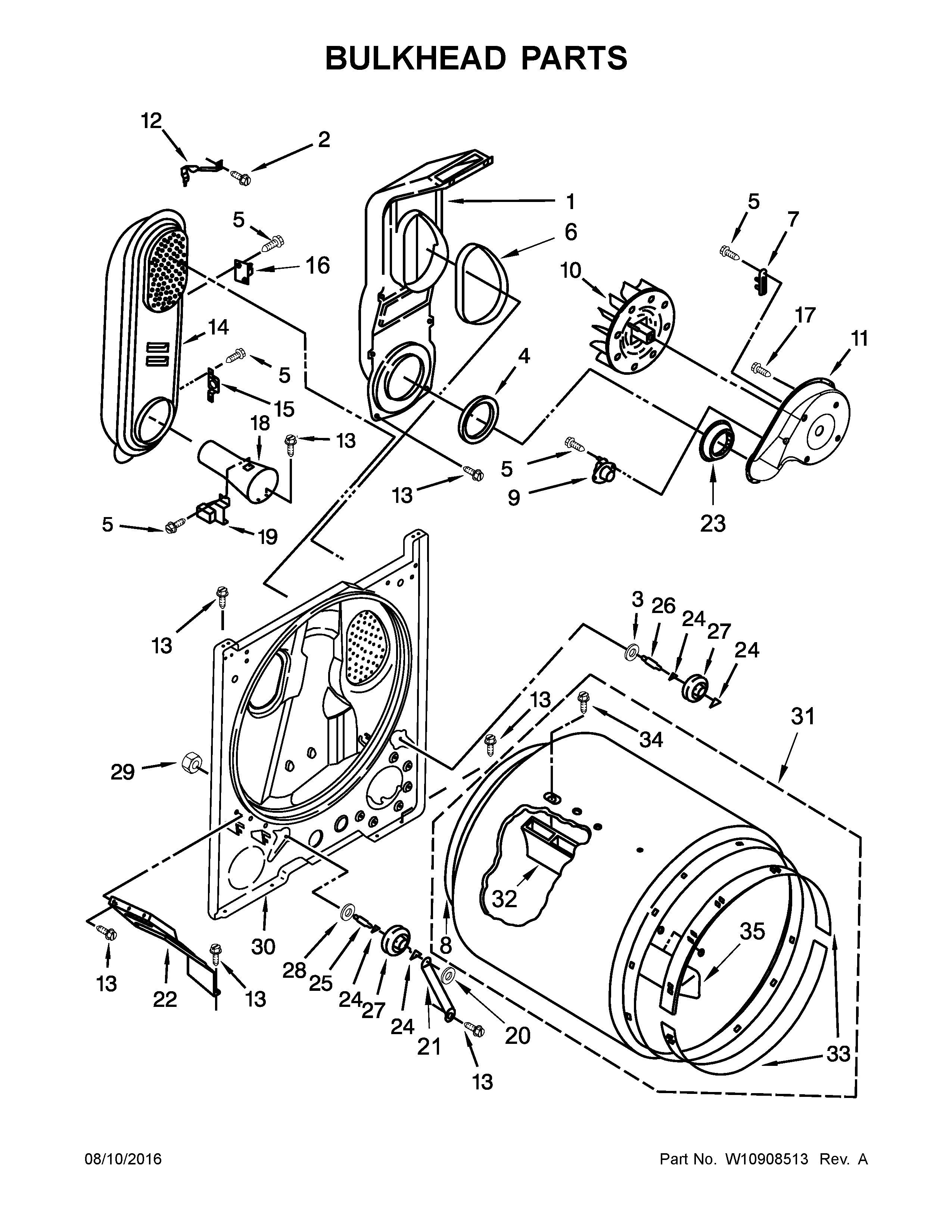 Bulkhead parts