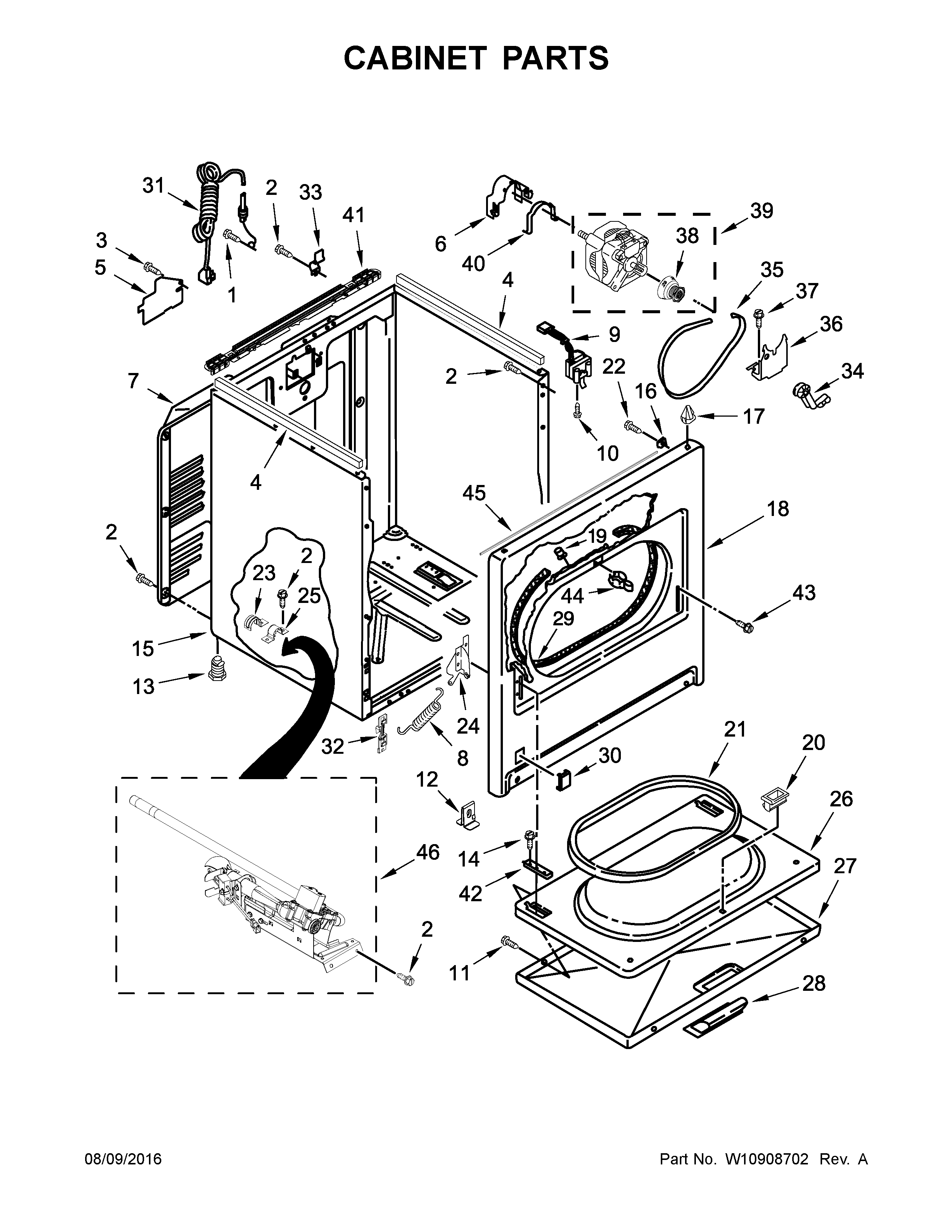 CABINET PARTS