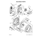 Whirlpool 7MWGD1850EI1 bulkhead parts diagram