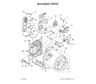 Whirlpool 7MWGD2150EN1 bulkhead parts diagram