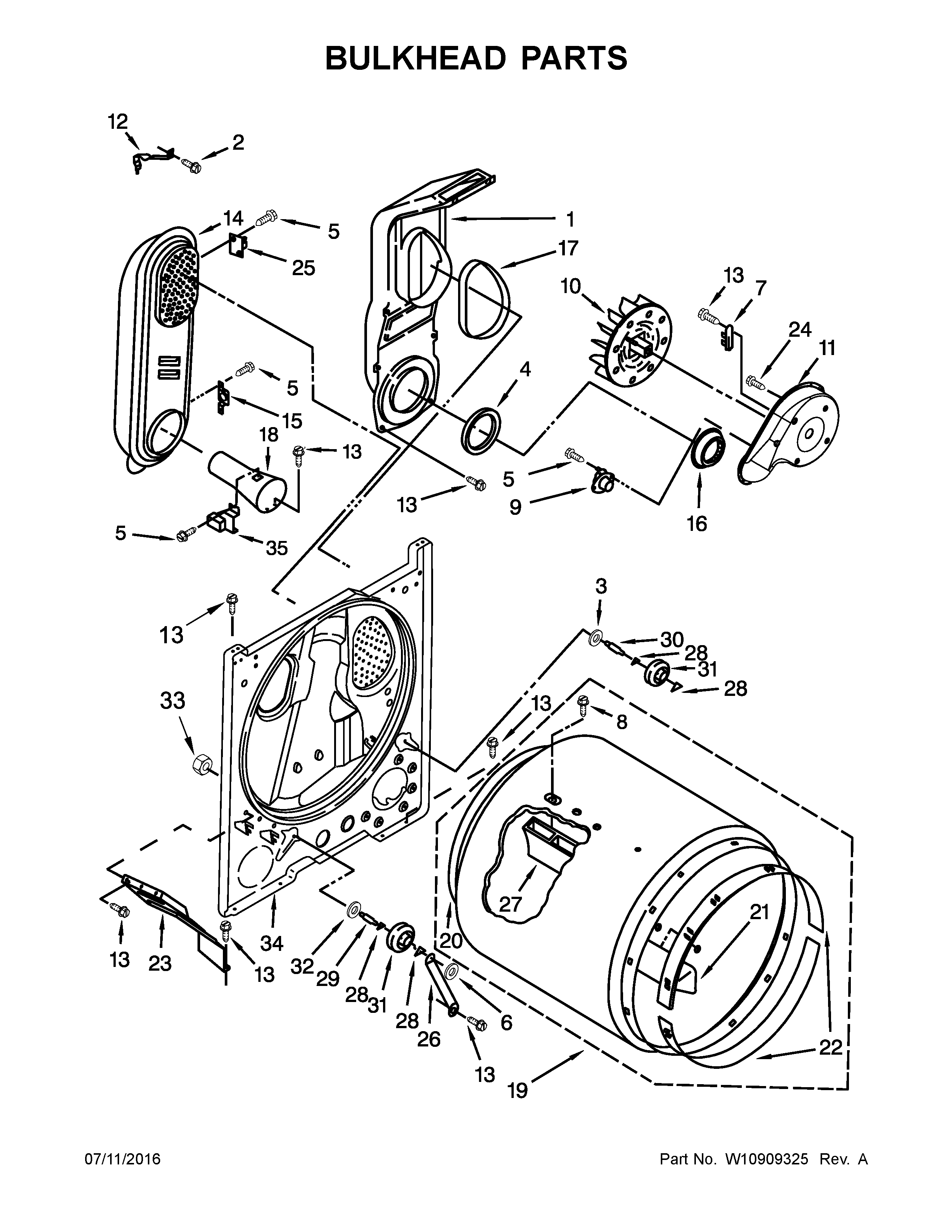 Bulkhead parts