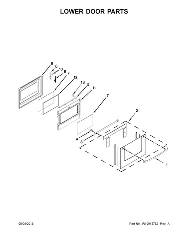 Lower door parts