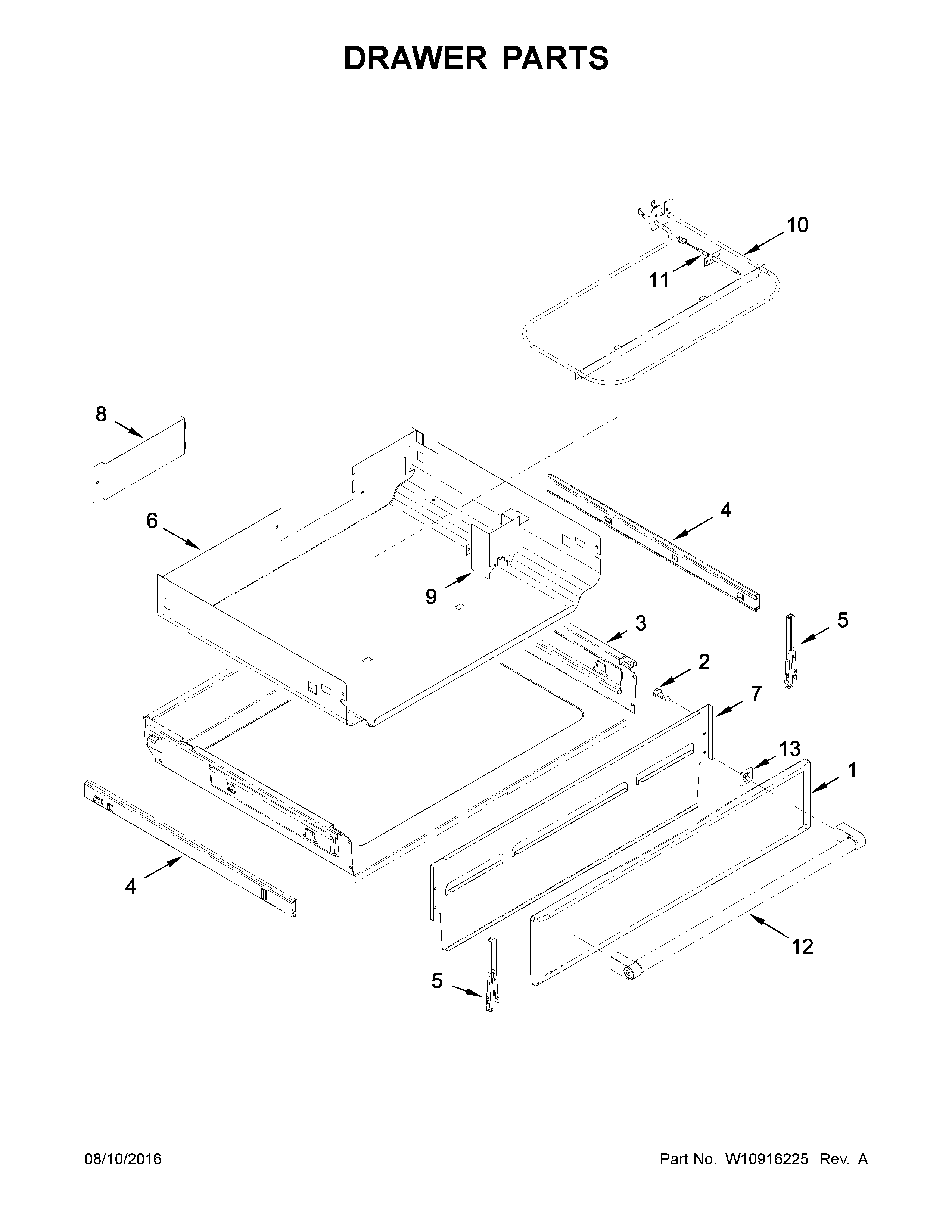 Drawer parts