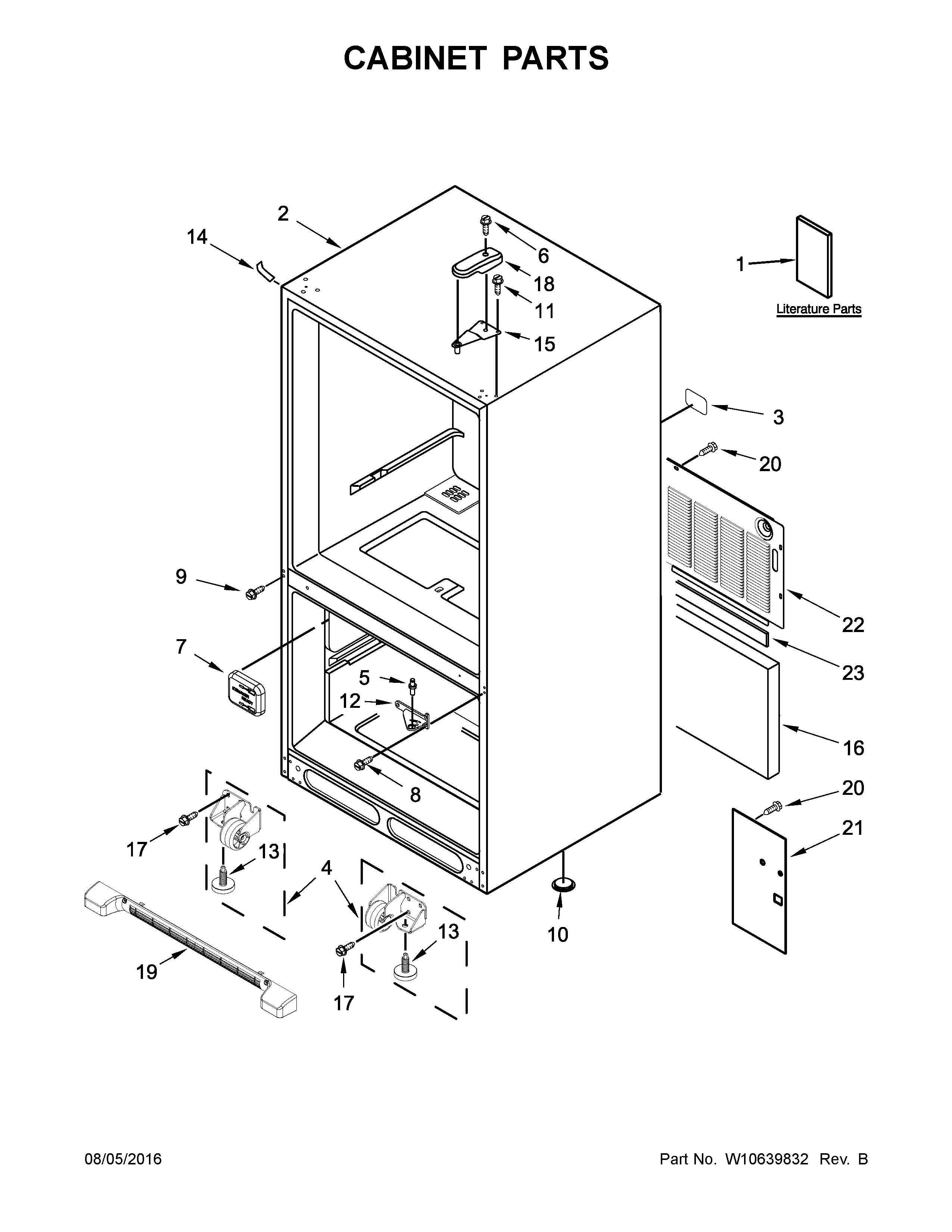Cabinet parts